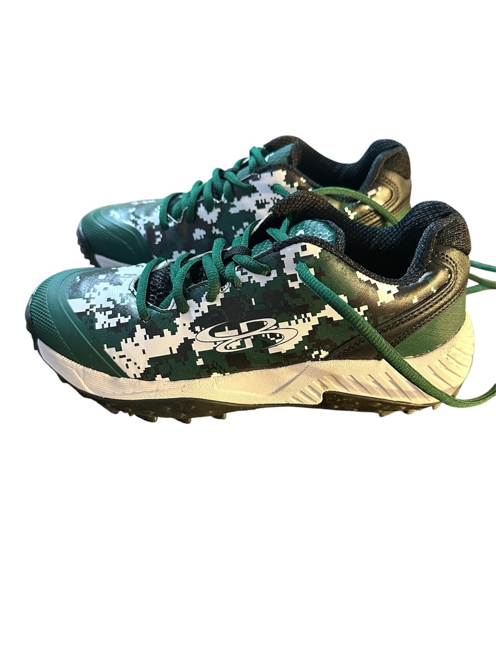 Boombah Womens Dart Digi Camo Turf Shoes Green White MBB-0100203W-3023 Size 7